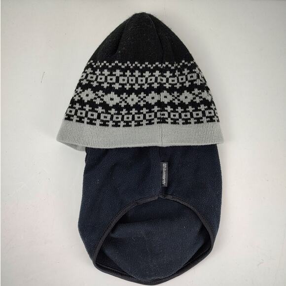 Due North aztec beanie with ski mask face cover - Picture 3 of 4